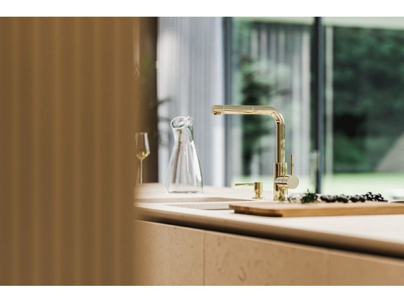 Смеситель для мойки ALVEUS ZEOS P MONARCH GOLD (1136501)